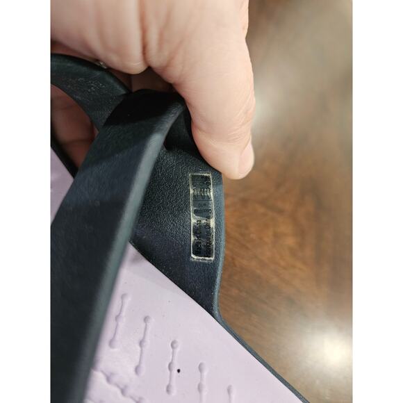 Womens Crocs Rhonda Wedge Grey and Purple size 10 - Picture 7 of 7